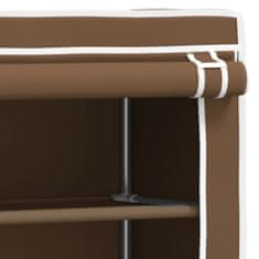 Vidaxl 2-nadstropni regal za nad pralni stroj rjav 71x29,5x170,5 cm