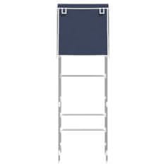 Vidaxl Stojalo za nad stranišče 2-nadstropno modro 56x30x170 cm železo