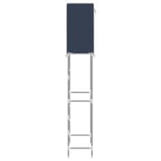Vidaxl Stojalo za nad stranišče 2-nadstropno modro 56x30x170 cm železo