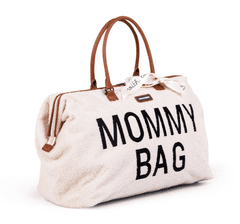 Childhome Previjalna torba Mommy Bag medvedek Umazano bela