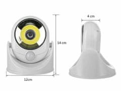 Verk Svetilka s senzorjem gibanja COB LED vrtljiva 360