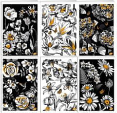 Šolski zvezek Flowers A4 mešanica motivov
