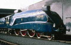 Bigjigs Rail Lesena replika lokomotive Mallard + 3 tiri