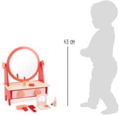 Small foot majhna noga Retro lesena kozmetična miza