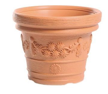 Prosperplast cvetlični lonec DECORA DBDE35, opeka, premer 350 mm