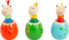 Small foot majhna noga dinozavrovo jajce z zvokom 1 kos oranžna
