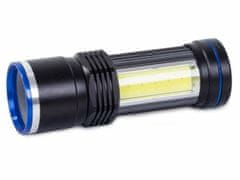 Bailong 3v1 alu akumulatorska LED ročna svetilka XM-L T6 USB 400m CREE COB