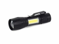 Bailong Alu baterijska LED CREE zoom ročna svetilka XP-E COB 300m