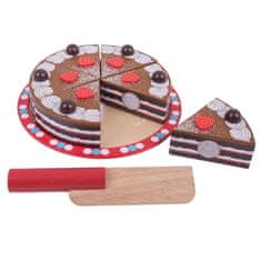 Bigjigs Toys Rezanje čokoladne torte