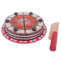 Bigjigs Toys Rezanje čokoladne torte