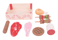 Bigjigs Toys Lesene klobase v škatli