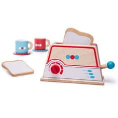 Bigjigs Toys Leseni toaster s pikami