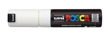Uni-ball POSCA akrilni marker - beli 8 mm