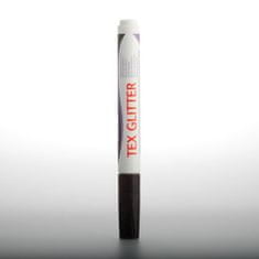 Darwi TEX GLITTER marker za tekstil - črn 6 ml