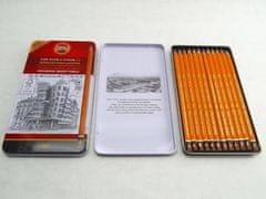 Koh-i-Noor komplet grafitnih svinčnikov 12 kosov v pločevinasti škatlici