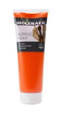 Akrilna barva Molenaer 250 ml - oranžna