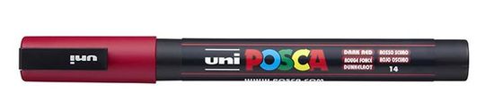 POSCA akrilni označevalec - temno rdeč 0,9 - 1,3 mm