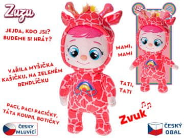 Baby Zuzu plišasta 35 cm na baterije češko govoreča in pojoča