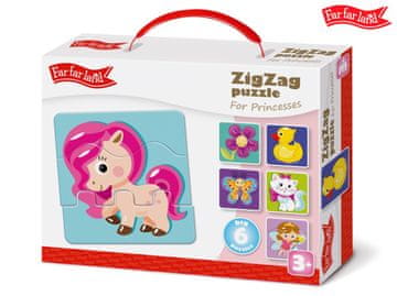 Daljna dežela Puzzle ZigZag za princese