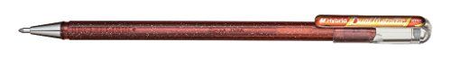 Pentel Gelsko pero Hybrid Dual Metallic K110 - oranžna/rumena 1 mm