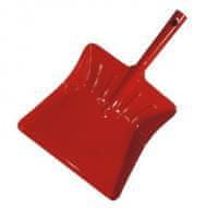 lopatka za smeti obarvana z rdečim lakom