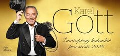 Karel Gott: Biografski koledar za srečo 2023 / namizje
