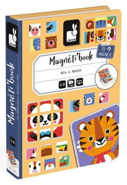 Janod Magnetna knjiga Magnetna knjiga Živali Puzzle