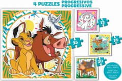 Educa Disney Animals Puzzle 4v1 (12,16,20,25 kosov)