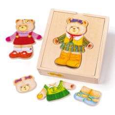 Bigjigs Toys Gospa medvedka oblačenje Puzzle