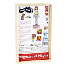 Legler magnetna lutka Magda z majhno nogo