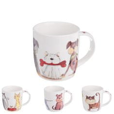 Orion Porcelanski vrč 400ml Psi in mačke