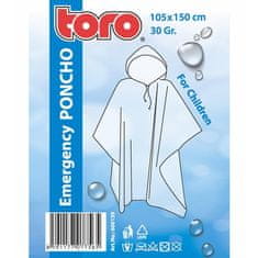 Toro PONČO DEŽNI PLAŠČ ZA OTROKE, VELIKOST: 105X150CM