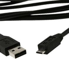 CABLEXPERT Kabel USB A Moški/Mikro USB Moški 2.0, 1 m, črn Visoka kakovost