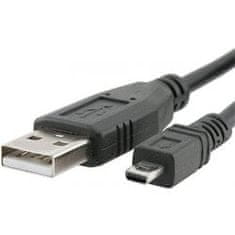 PremiumCord Kabel USB, A-B mini, 8-pinski, 2 m Sanyo, Panasonic LUMIX