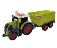 Happy People Traktor s prikolico CLAAS KIDS AXION 870 + CARGOS 750