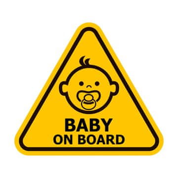 Northix Nalepka Baby On Board