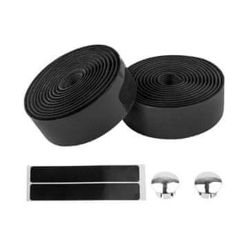 Northix 2x trakovi za krmilo kolesa - črni