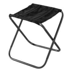Northix Zložljiv stolček, mini - črn 