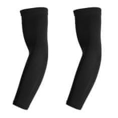 Northix Par kompresijskih rokavov za trening, črn - L 