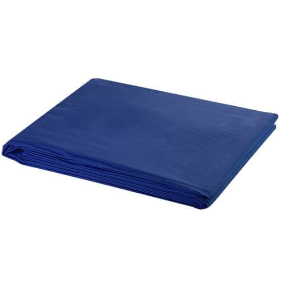 Vidaxl Ozadje iz bombaža brez stojala modro 500 x 300 cm Chroma Key