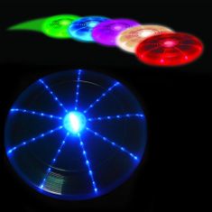 Northix Frizbi z LED osvetlitvijo - 7 barv 