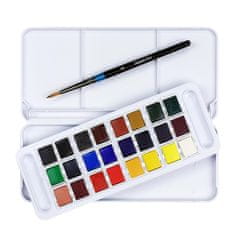 Daler Rowney Set akvarelnih barv Aquafine Travel set,24x1/2 tabletka+čopi