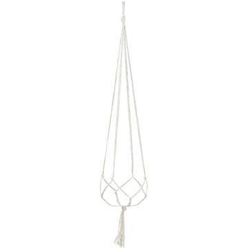 Northix Viseča košara z makrame vozlanjem - 118 cm