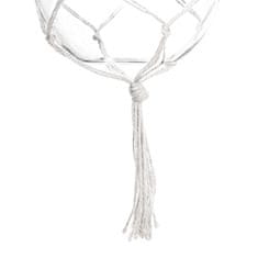 Northix Viseča košara z makrame vozlanjem - 118 cm 
