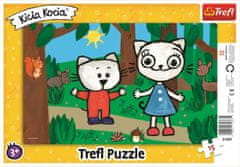 Trefl Puzzle Kicia Kocia: Kittykit v gozdu 15 kosov