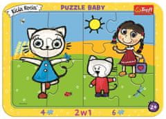 Trefl Baby puzzle Kicia Kocia: Happy Kitten 2v1, 10 kosov