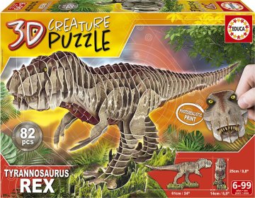 Educa 3D sestavljanka T-Rex 82 kosov