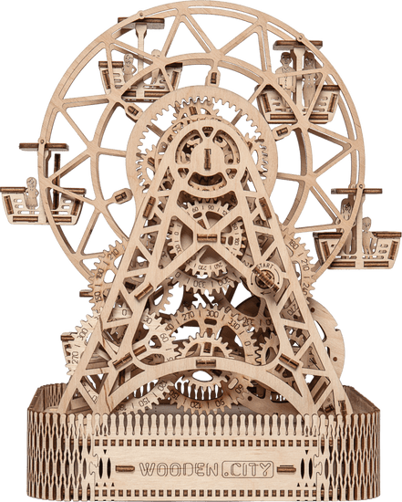 Wooden city 3D sestavljanka Ferrisovo kolo 470 kosov