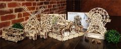 Wooden city 3D sestavljanka Mlin 222 kosov