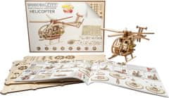 Wooden city 3D sestavljanka Helikopter 173 kosov